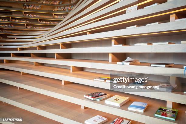 indoor step library - stile stock pictures, royalty-free photos & images