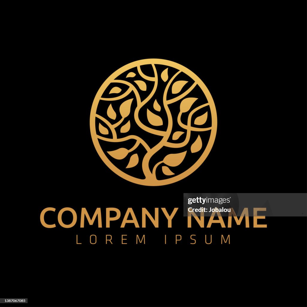 Nature Tree Design Brand Icon