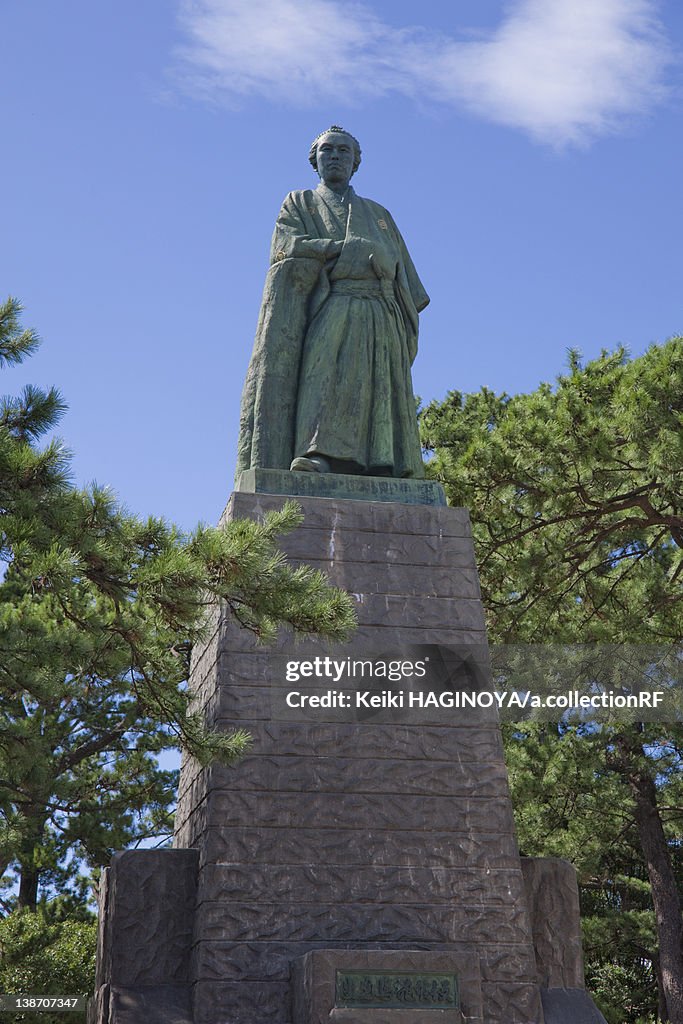 Statue of Sakamoto Ryoma at Katsurahama