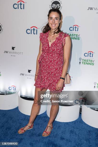 Alizé Cornet attends Citi Taste Of Tennis Miami 2022 at the JW Marriott Miami on March 21, 2022 in Miami, Florida.