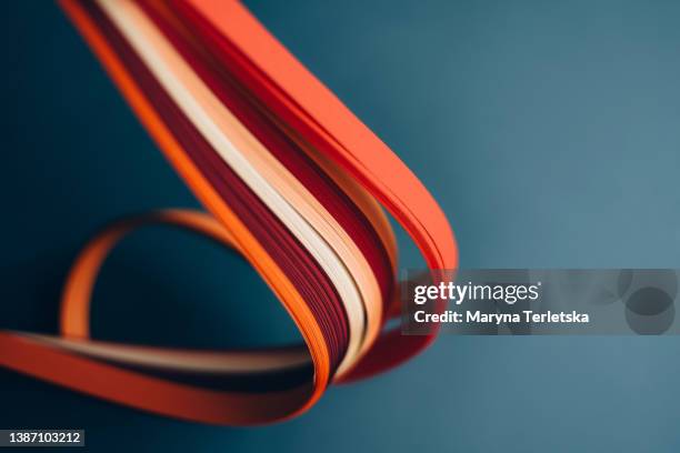 abstract paper texture background. quilling. universal background. - unusual stock pictures, royalty-free photos & images