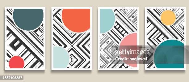 vector plaid geometric minimalism banner card design element,abstract backgrounds collection - chevron background stock illustrations