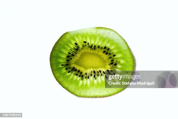 Kiwi White Background High-Res Stock Photo