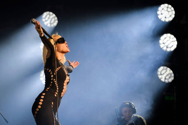 Miley Cyrus Performs in Bogota