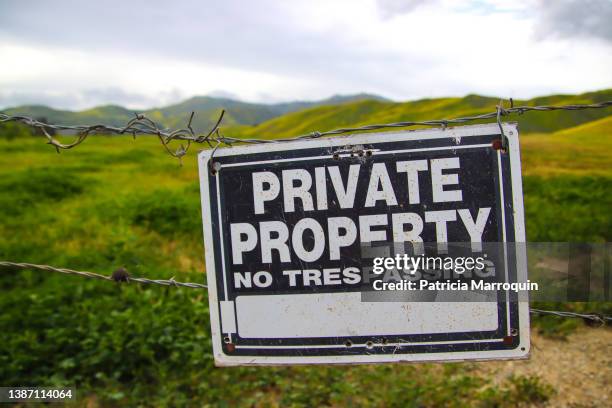 private property sign - private property stock pictures, royalty-free photos & images