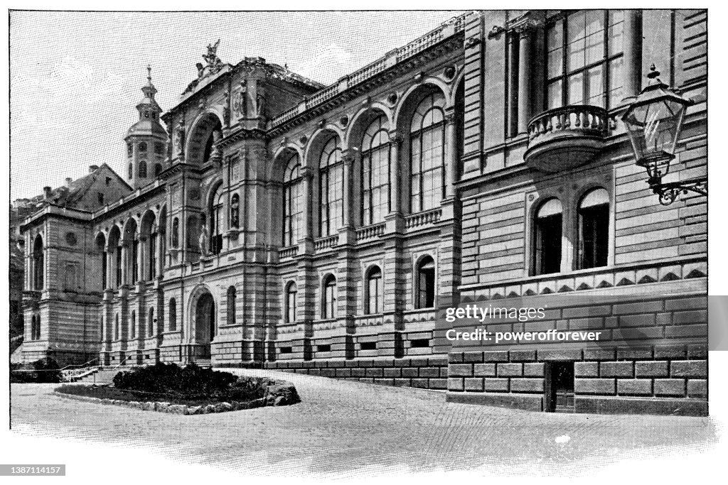 The Friedrichsbad in Baden-Baden, Germany - 19th Century