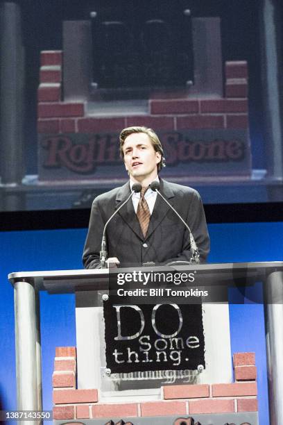 March 15: MANDATORY CREDIT Bill Tompkins/Getty Images Andrew Shue at a DO SOMETHING and ROLLING STONE MAGAZINE collaborative event, THE BRICK AWARDS...