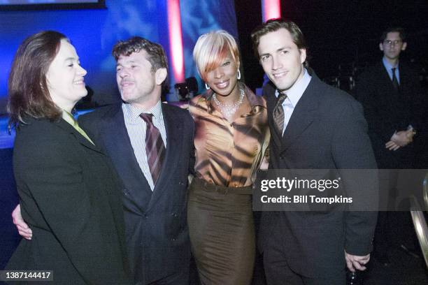 Bill Tompkins/Getty Images Judy McGrath, Jann Wenner, Mary J Blige and Andrew Sue at a DO SOMETHING and ROLLING STONE MAGAZINE collaborative event....