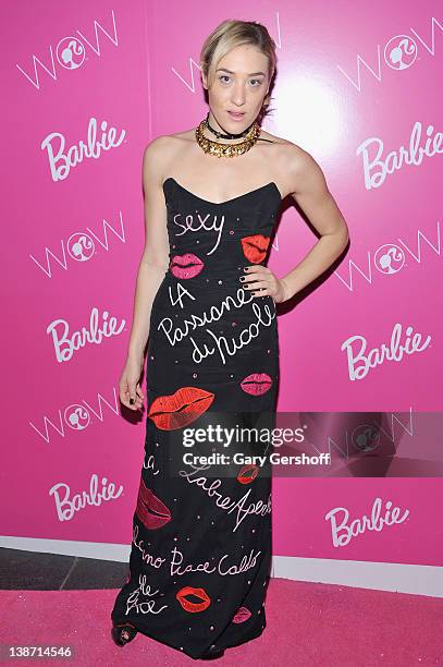 Mia Moretti attends the Barbie: The Dream Closet event during Mercedes-Benz Fashion Week at the David Rubenstein Atrium on February 10, 2012 in New...