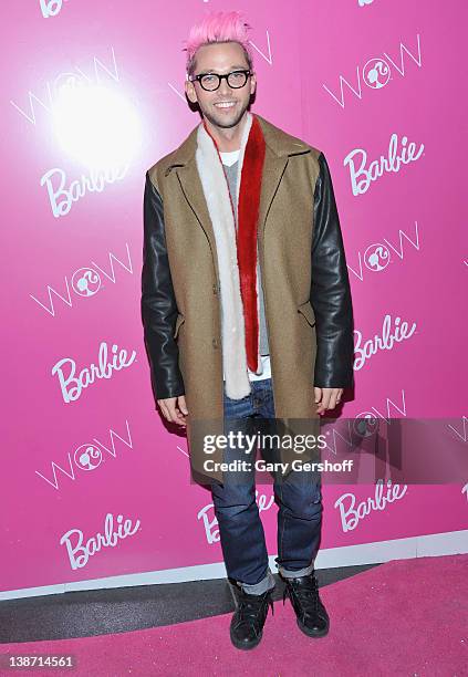 Designer Chris Benz attends the Barbie: The Dream Closet event during Mercedes-Benz Fashion Week at the David Rubenstein Atrium on February 10, 2012...