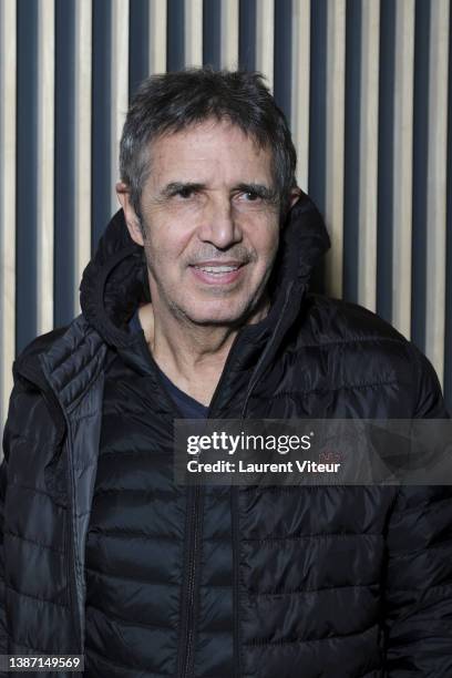 Singer Julien Cler attends "Seule La Terre Est Eternelle" premiere at UGC Danton on March 22, 2022 in Paris, France.