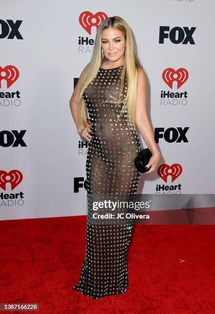 Carmen Electra attends the 2022 iHeartRadio Music Awards at The Shrine Auditorium in Los Angeles, California on March 22, 2022. Broadcasted live on...