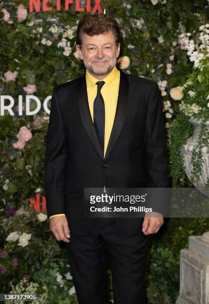 Andy Serkis attends the "Bridgerton" Series 2 World Premiere at Tate Modern on March 22, 2022 in London, England.