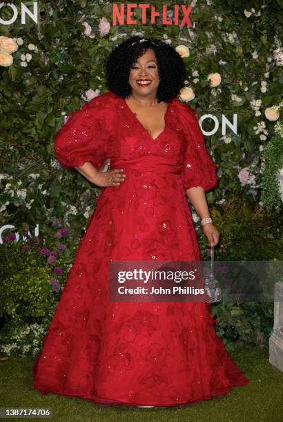 Shonda Rhimes attends the "Bridgerton" Series 2 World Premiere at Tate Modern on March 22, 2022 in London, England.