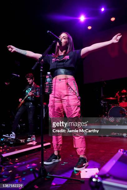 Cassadee Pope performs onstage during the Cassadee Pope Thrive Tour at Gramercy Theatre on March 22, 2022 in New York City.