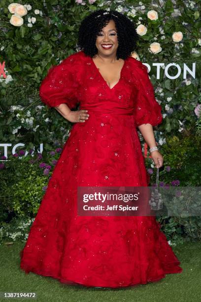 Shonda Rhimes attends the "Bridgerton" Series 2 World Premiere at Tate Modern on March 22, 2022 in London, England.