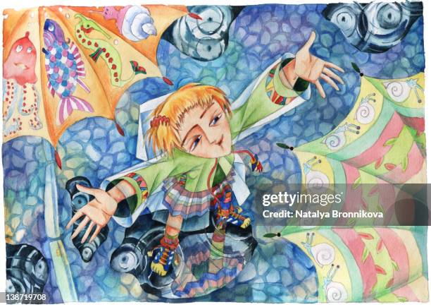 233点の雨 女の子イラスト素材 Getty Images 233点の雨 女の子イラスト素材 Getty Images