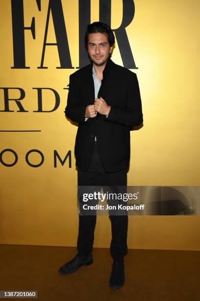 Nat Wolff attends as Vanity Fair Hosts Vanities Party: A Night For Young Hollywood at Musso & Frank on March 22, 2022 in Hollywood, California.