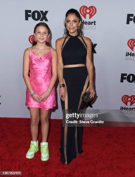 Bryn Hoppy, Bethenny Frankel arrives at the 2022 iHeartRadio Music Awards at Shrine Auditorium and Expo Hall on March 22, 2022 in Los Angeles,...