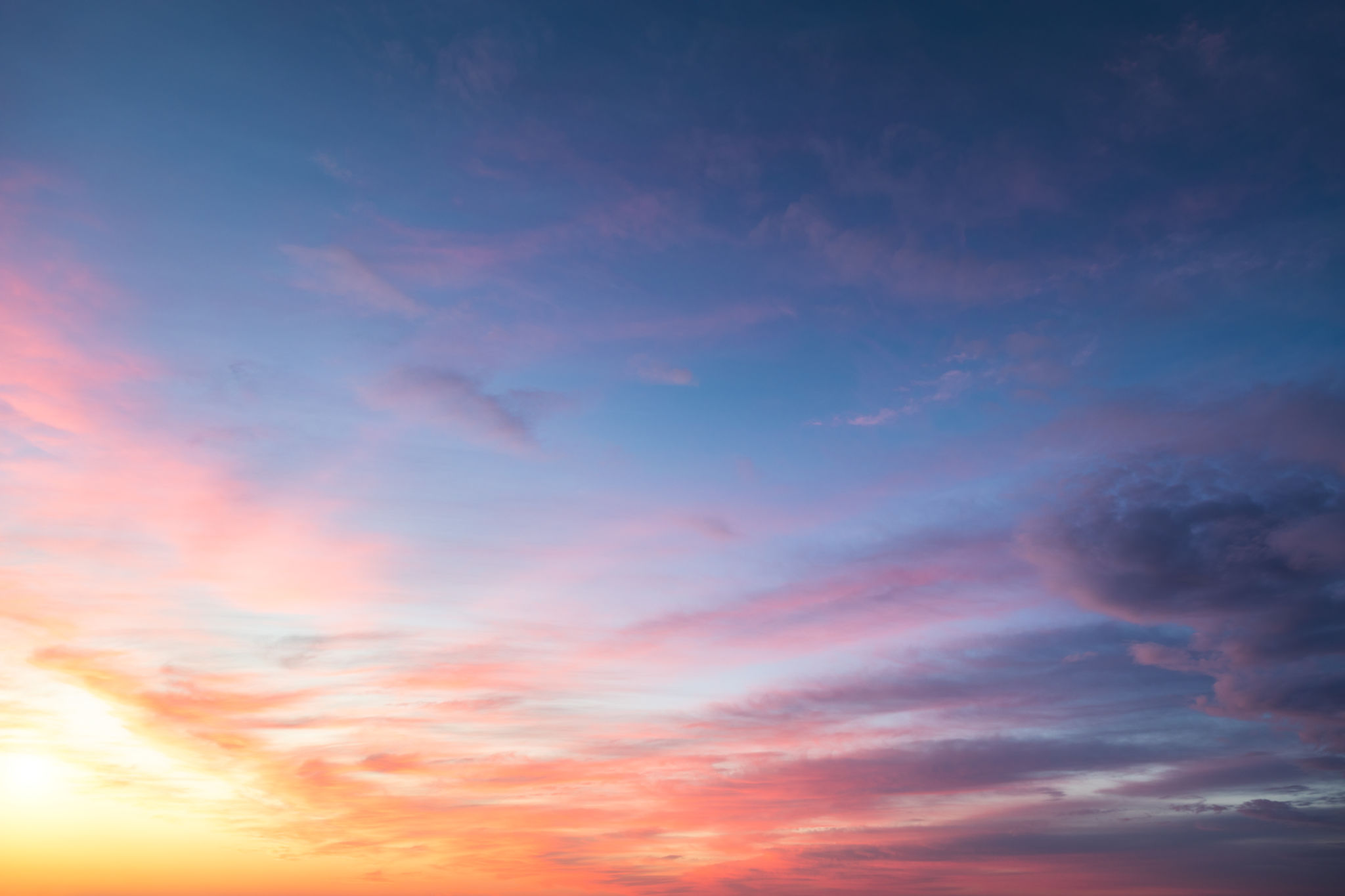 romantic sunset