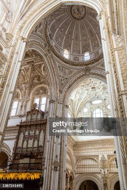 dome of mosque-cathedral of córdoba - córdoba stock pictures, royalty-free photos & images