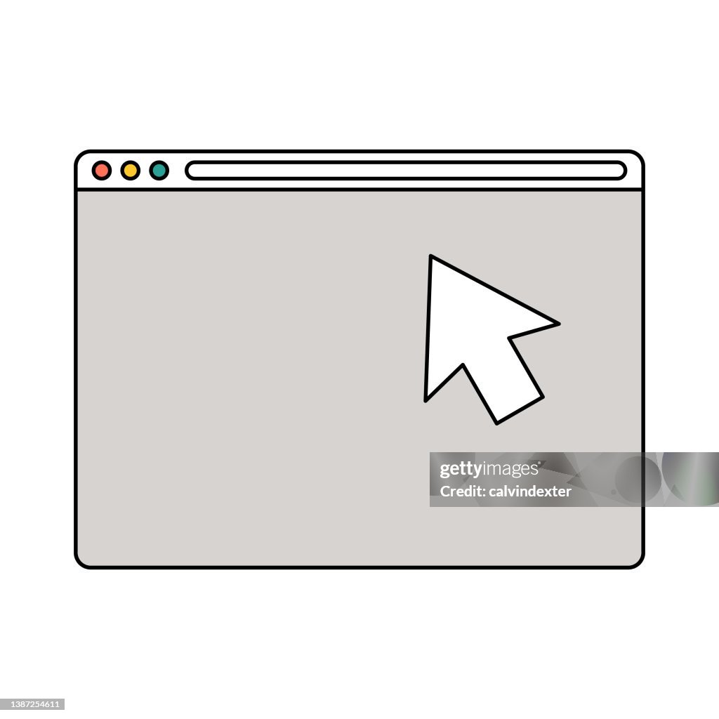 Web Browser Mouse Pointer High-Res Vector Graphic - Getty Images
