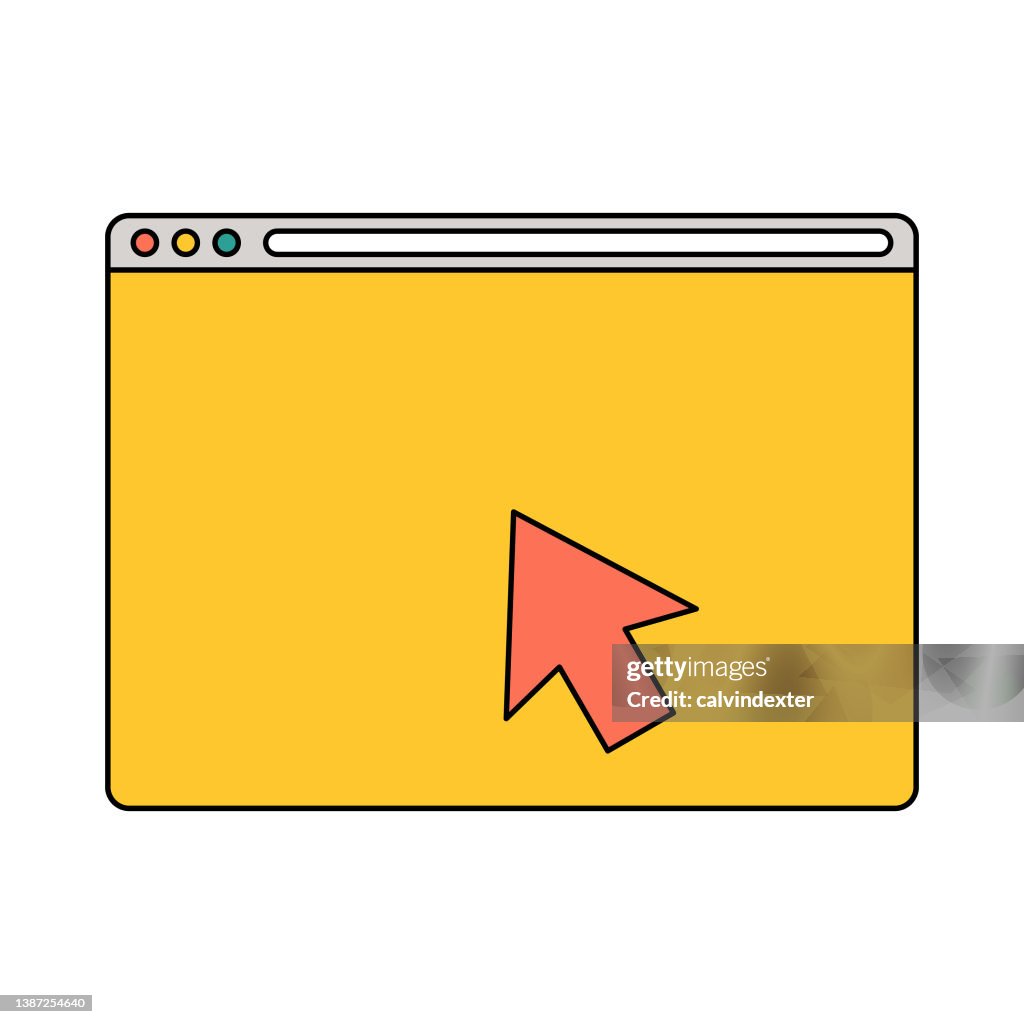 Web Browser Mouse Pointer High-Res Vector Graphic - Getty Images