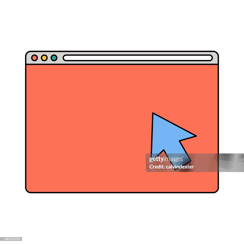 Web Browser Mouse Pointer High-Res Vector Graphic - Getty Images