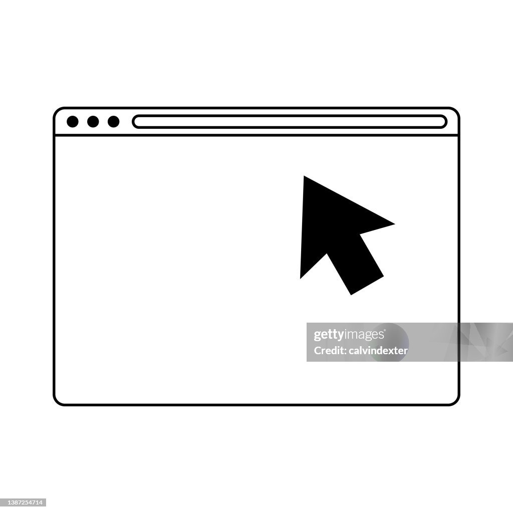 Web Browser Mouse Pointer High-Res Vector Graphic - Getty Images