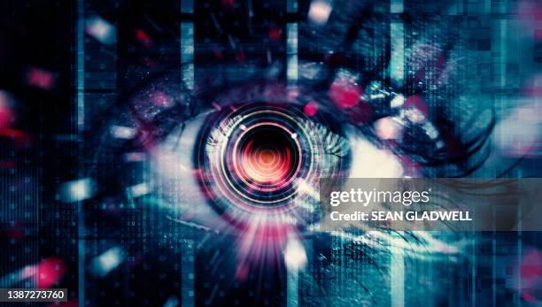 cyber eye - crime in the uk stock pictures, royalty-free photos & images