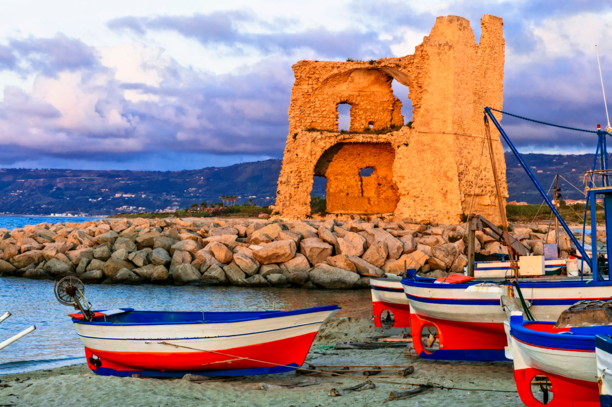 calabria sunset