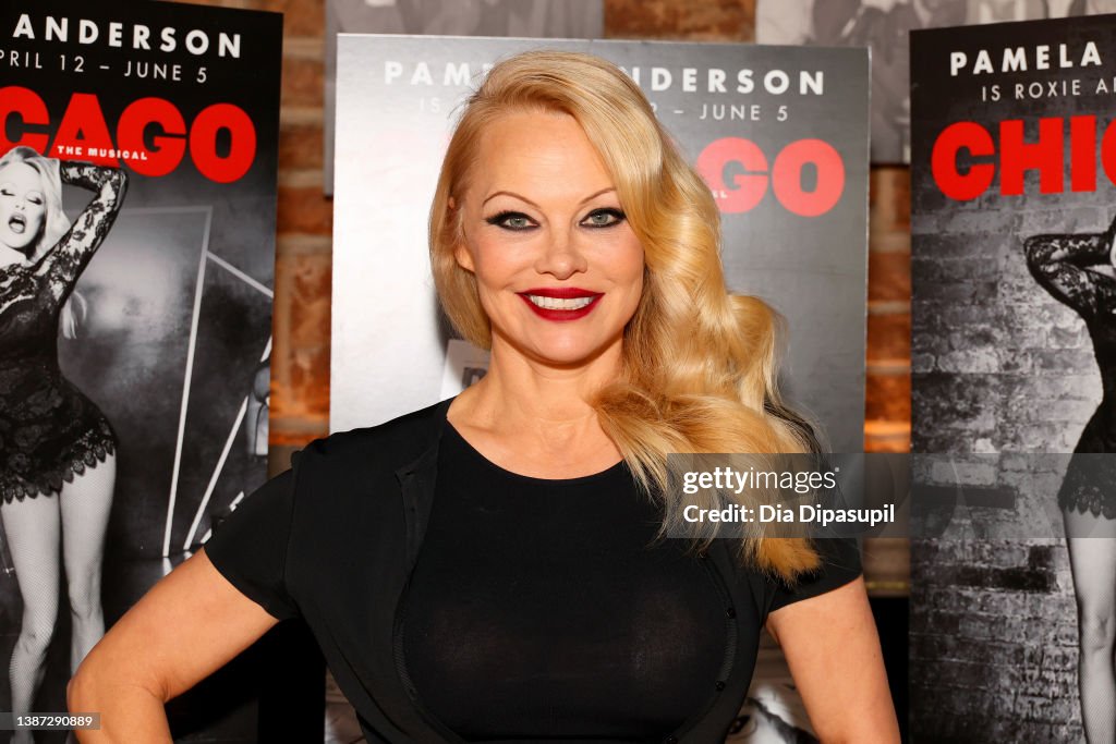 Pamela Anderson's Broadway Debut In "Chicago" - Photo Call