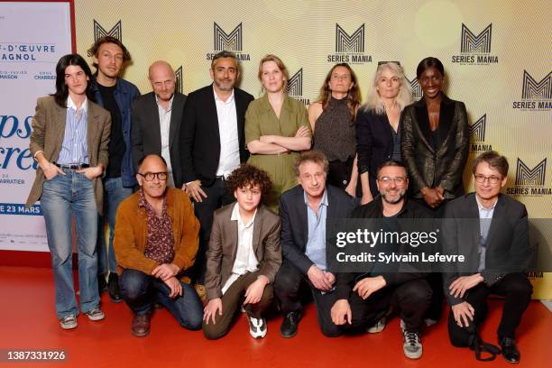 1st row : Suzanne Lindon, Yuksek, Hagai Levi, Eric Toledano, Clémence Madeleine-Perdrillat, guest, guest, Eye Haidara ; 2nd row : Frédéric Pierrot,...