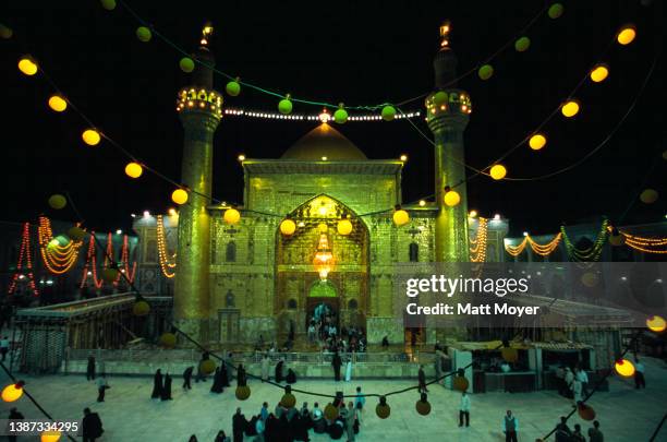 Shelled during the failed anti-Sadam uprising of 1991, and used as a base by insurgents fighting the US in August, the Imam Ali Shrine, one of the...