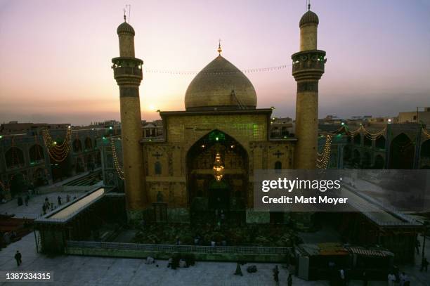 Shelled during the failed anti-Sadam uprising of 1991, and used as a base by insurgents fighting the US in August, the Imam Ali Shrine, one of the...