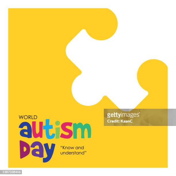 world autism awareness day. puzzle stock illustration - communication logo stock illustrations