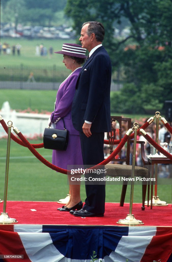 Queen Elizabeth II Welcomed During A State Visit