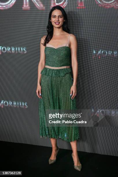 ActressJana Perez attends 'Morbius' premiere at Callao cinemas on March 23, 2022 in Madrid, Spain.