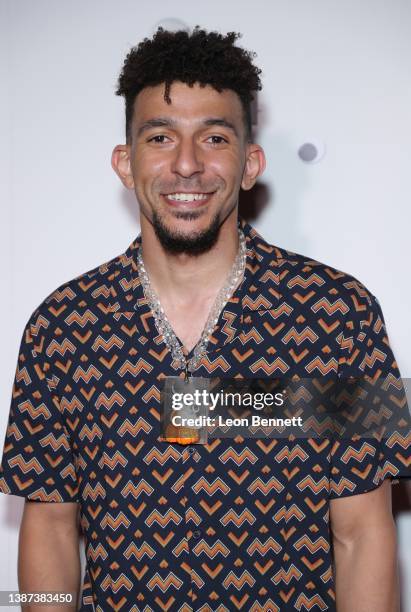 Khleo Thomas attends the premiere of A24's "Everything Everywhere All At Once" at The Theatre at Ace Hotel on March 23, 2022 in Los Angeles,...