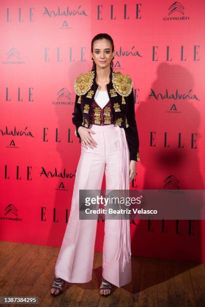 Victoria Federica de Marichalar y Borbon attends "Elle Andalucia" photocall on March 23, 2022 in Madrid, Spain.