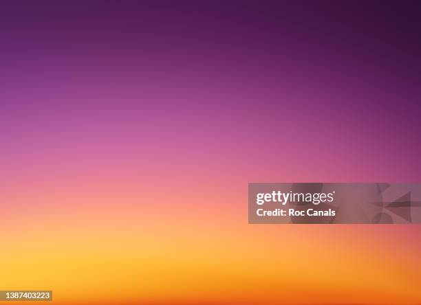 degraded sunset - sunset stock pictures, royalty-free photos & images