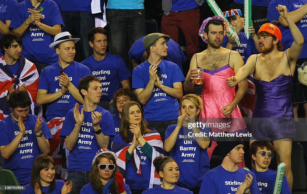 Great Britain v Slovak Republic - Davis Cup Day Two