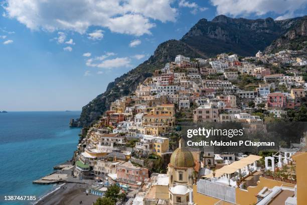 positano - famous destination on the amalfi coast, near naples, italy - アマルフィ海岸 ストックフォトと画像