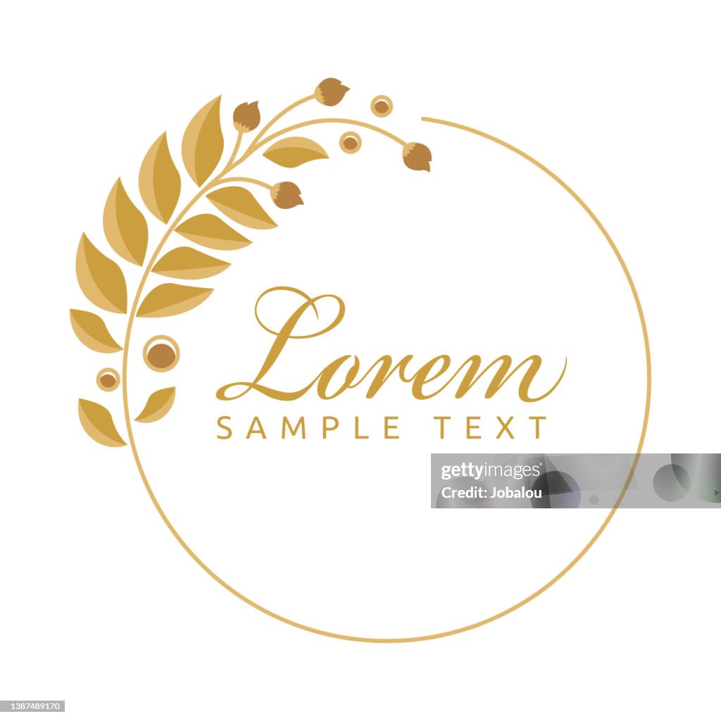 Elegant Floral Branding Identity Icon Design