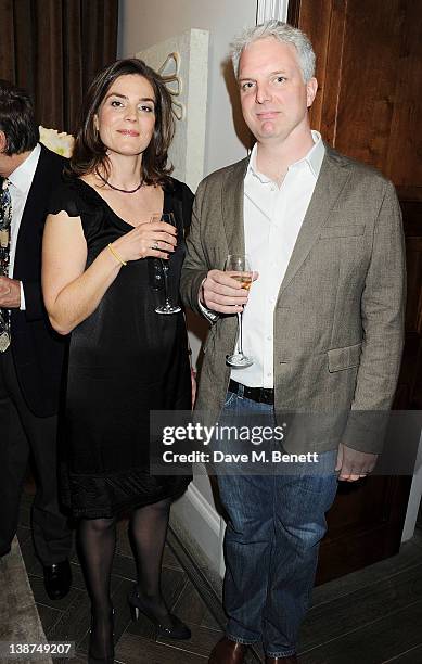 Visual effects supervisor Ben Morris and wife Jules attend the Dreamworks Pre-BAFTA Tea Party in celebration of 'The Help' and 'War Horse' at The...