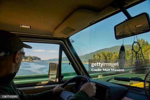 a camper van vancouver island bc canada - carmanah walbran provincial park stock pictures, royalty-free photos & images