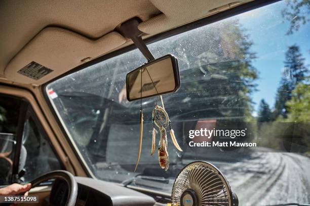 a camper van vancouver island bc canada - carmanah walbran provincial park stock pictures, royalty-free photos & images