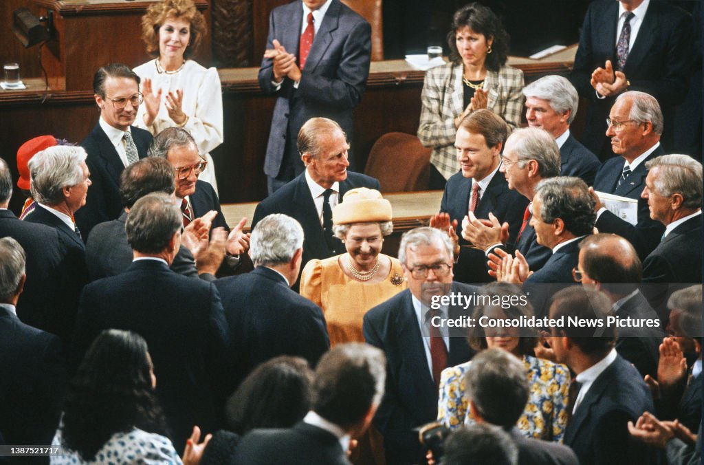 Queen Elizabeth II Address A Joint Session Of Congress