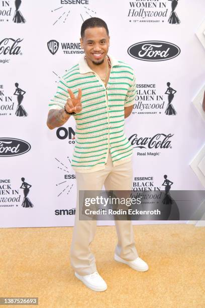 Tristan Wilds attends the ESSENCE 15th Anniversary Black Women In Hollywood Awards highlighting "The Black Cinematic Universe" at Beverly Wilshire, A...