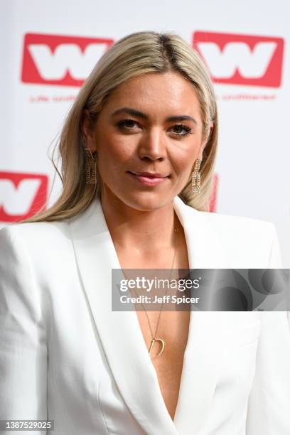 Danni Menzies attends The W Channel Launch at The Londoner Hotel on March 24, 2022 in London, England.